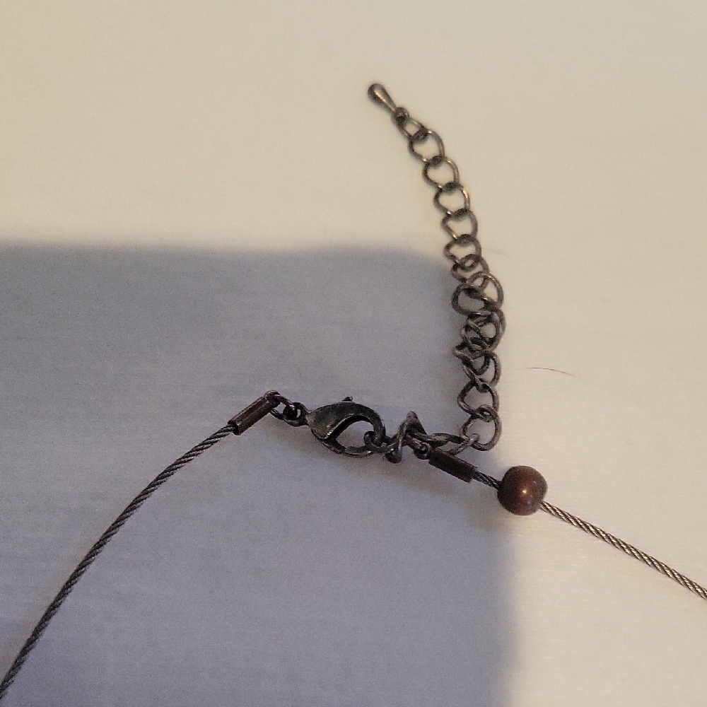 Elegant Hand Made Boutique Gray and Silver Jewelry Set - Picture 4 of 5